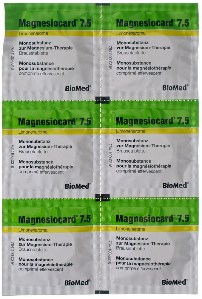 Magnesiocard 7.5, Brausetabletten