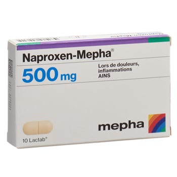 NAPROXEN Mepha Lactab 500 mg 10 pce