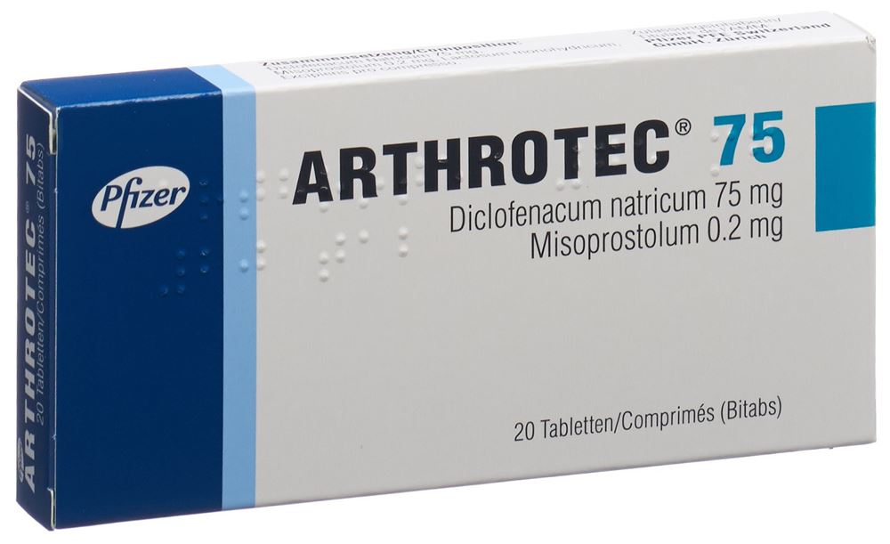 ARTHROTEC cpr 75 mg 20 pce