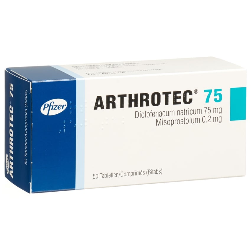 ARTHROTEC cpr 75 mg 50 pce