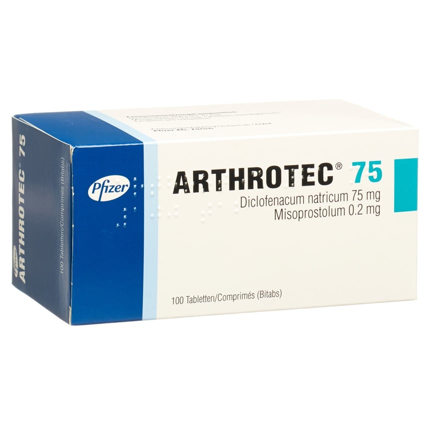 ARTHROTEC cpr 75 mg 100 pce