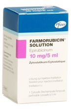 FARMORUBICIN Sol sol inj 10 mg/5ml 5 ml