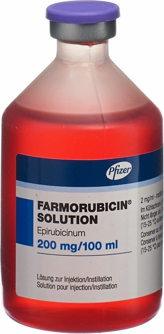 FARMORUBICIN Sol sol inj 200 mg/100ml 100 ml