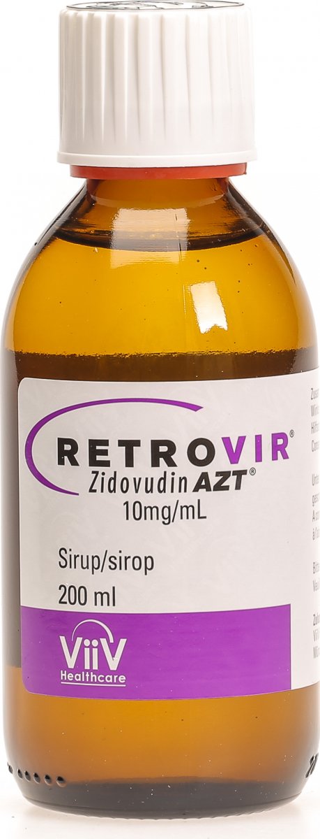 RETROVIR AZT sirop 10 mg/ml fl 200 ml
