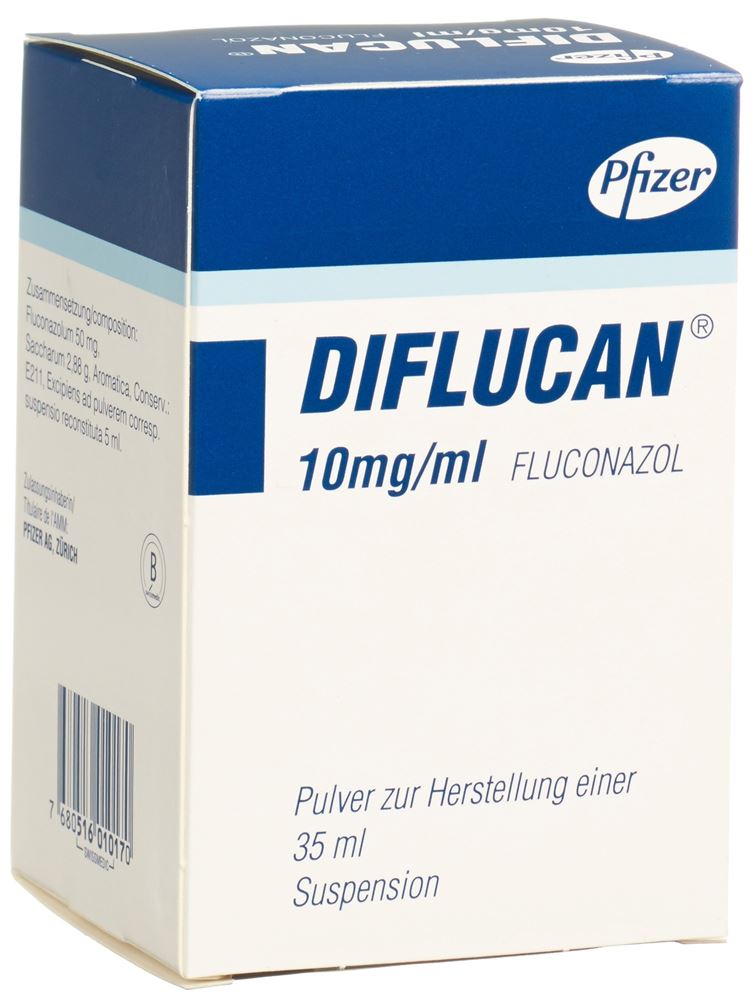 Diflucan 50mg/5ml, Pulver zur Herstellung einer Suspension zum Einnehmen