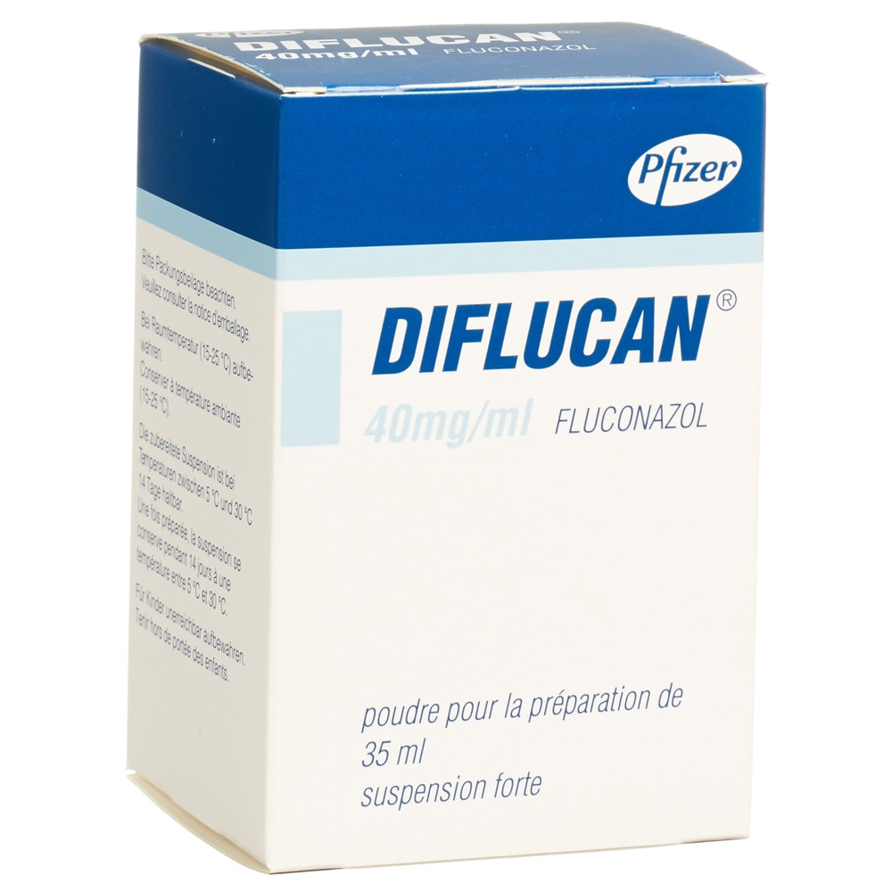 DIFLUCAN pdr 40 mg/ml p susp fl 35 ml