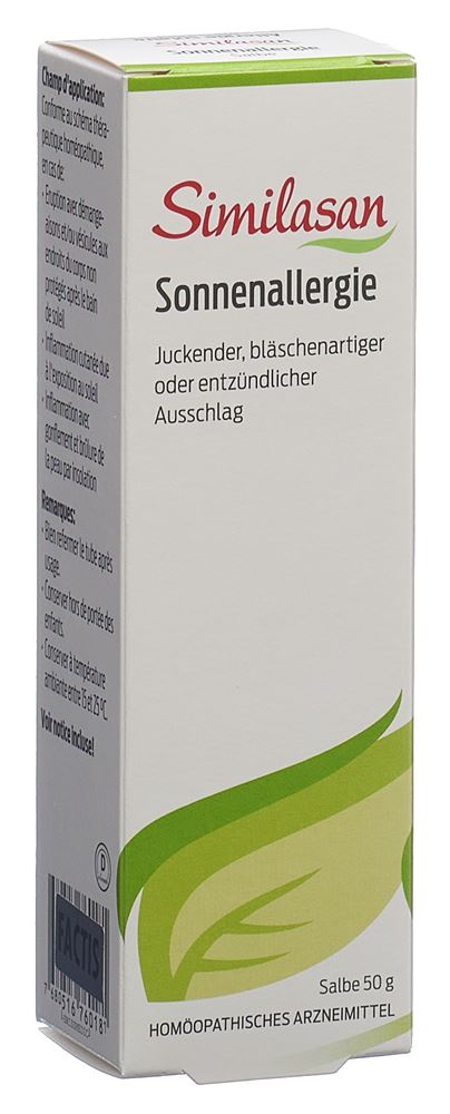 SIMILASAN Allergie solaire crème tb 50 g