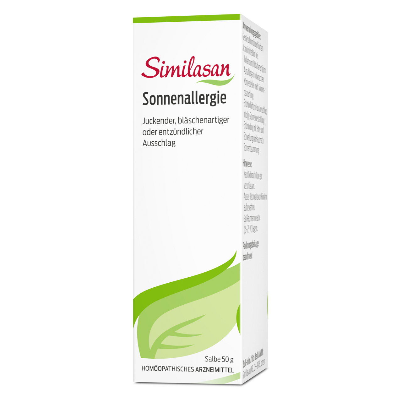 SIMILASAN Allergie solaire crème tb 50 g