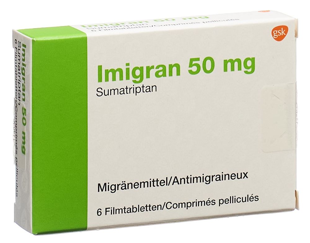 Imigran 50 mg, Filmtabletten