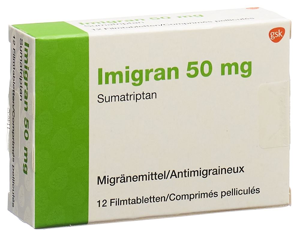IMIGRAN cpr pell 50 mg 12 pce