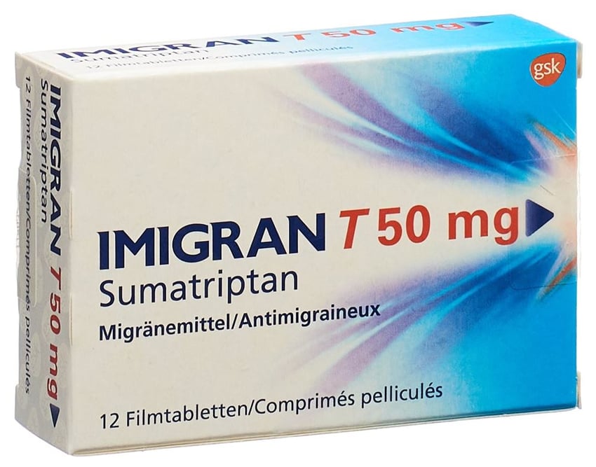 IMIGRAN cpr pell 50 mg 12 pce
