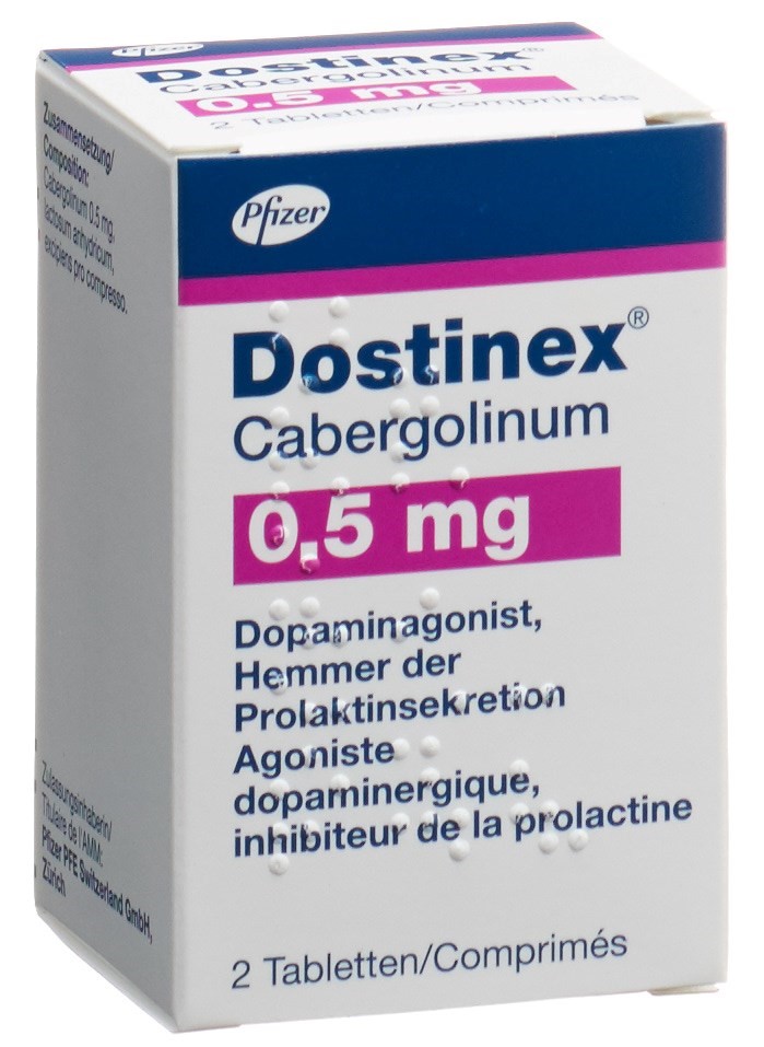 DOSTINEX cpr 0.5 mg bte 2 pce