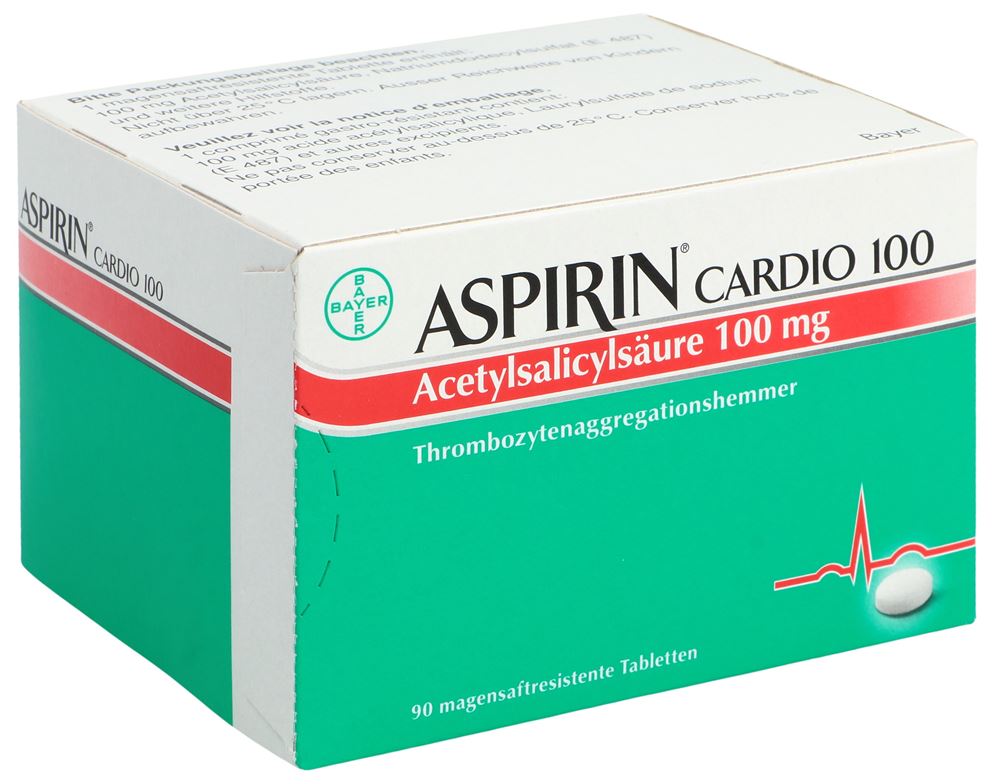 Aspirin Cardio 100, Filmtabletten