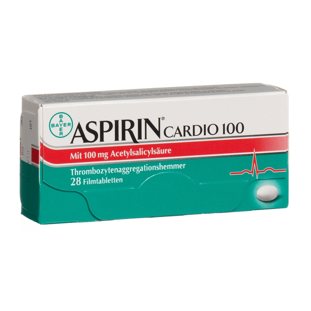 ASPIRINE CARDIO cpr pell 100 mg 28 pce