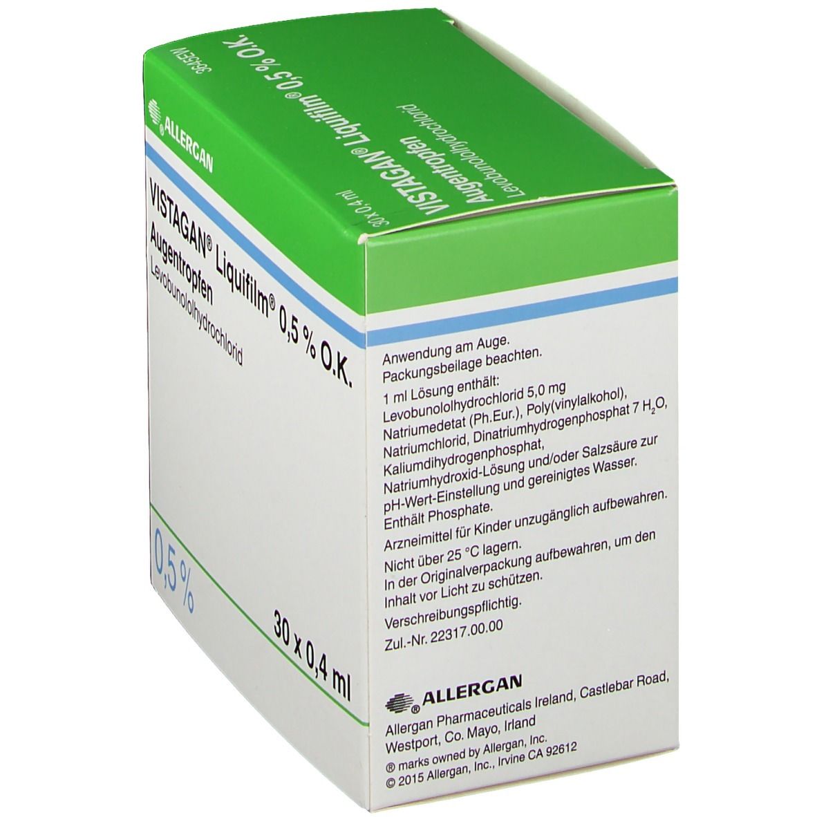 VISTAGAN Liquifilm UD gtt opht 0.5 % 30 x 0.4 ml