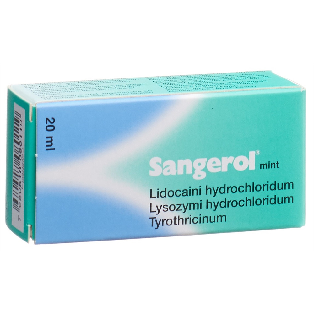 SANGEROL spray doseur buccal mint s sucr 20 ml