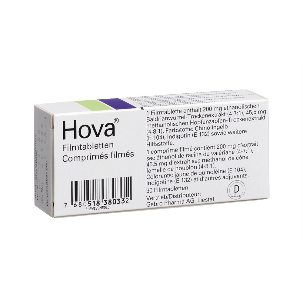 Hova, Filmtabletten
