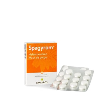 SPAGYROM Maux de gorge cpr sucer 22 pce