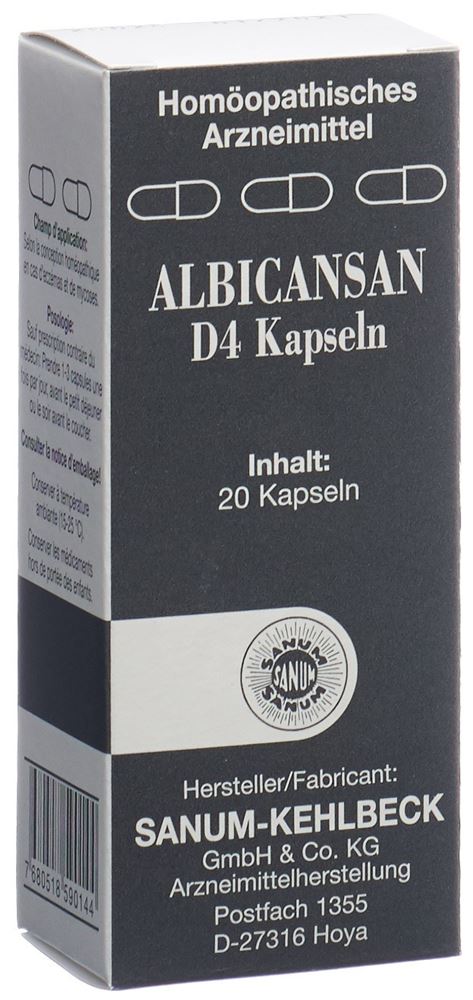 Albicansan D4, Kapseln