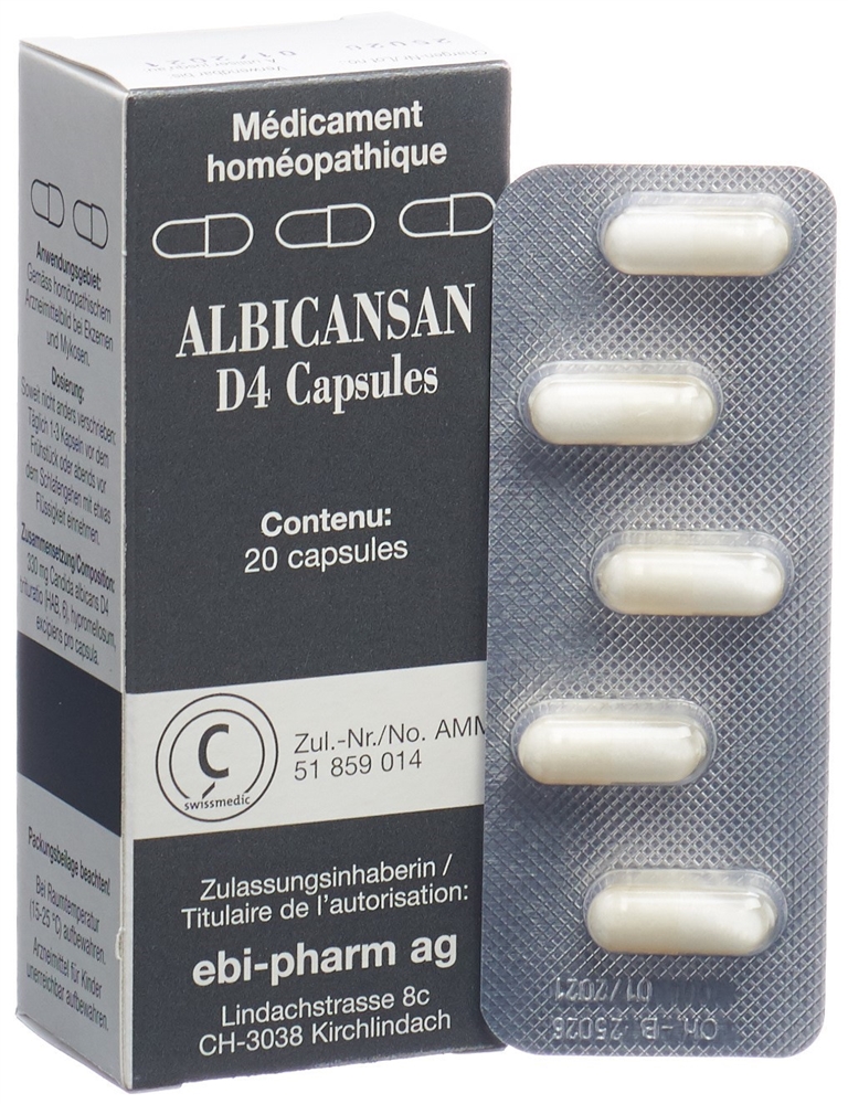 Albicansan D4, Kapseln