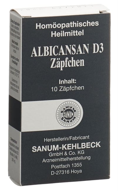 ALBICANSAN supp 3 D 10 pce