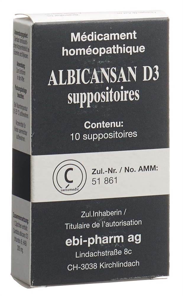 ALBICANSAN supp 3 D 10 pce