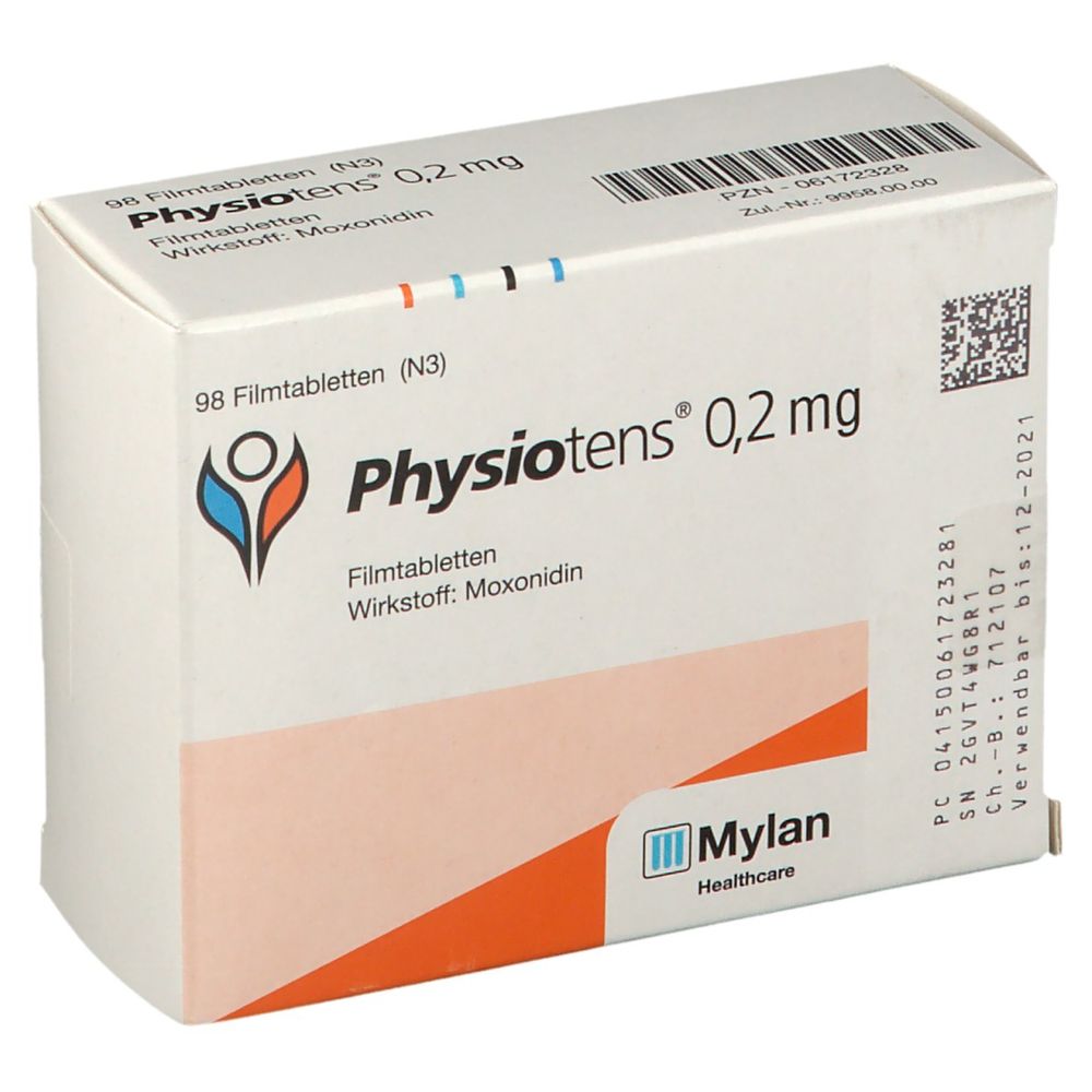 PHYSIOTENS mite cpr pell 0.2 mg 98 pce