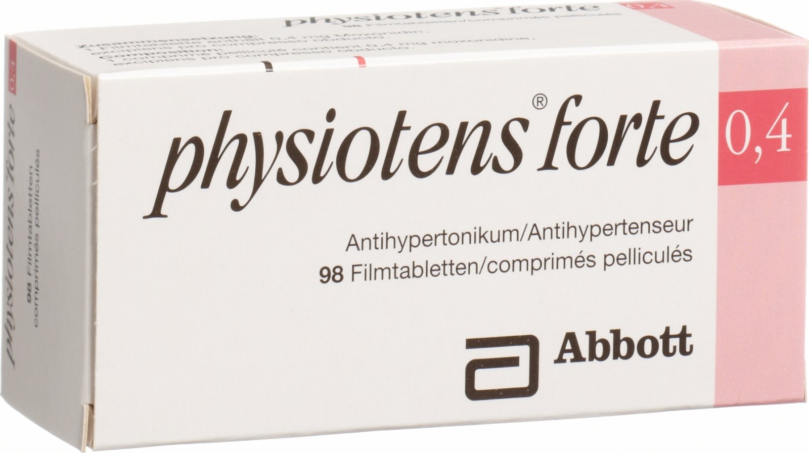 PHYSIOTENS forte cpr pell 0.4 mg 98 pce