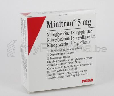 MINITRAN TTS 5 mg/24h 30 pce