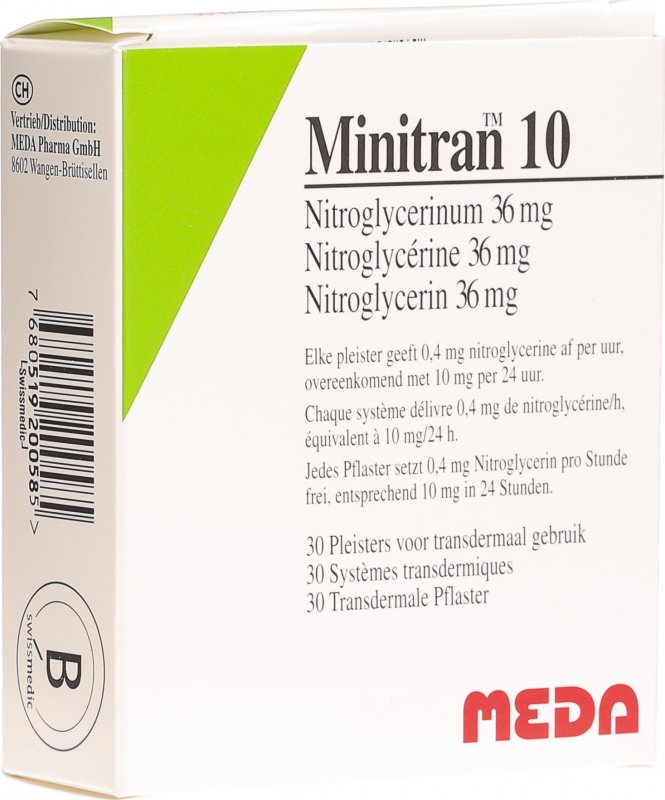 MINITRAN TTS 10 mg/24h 30 pce
