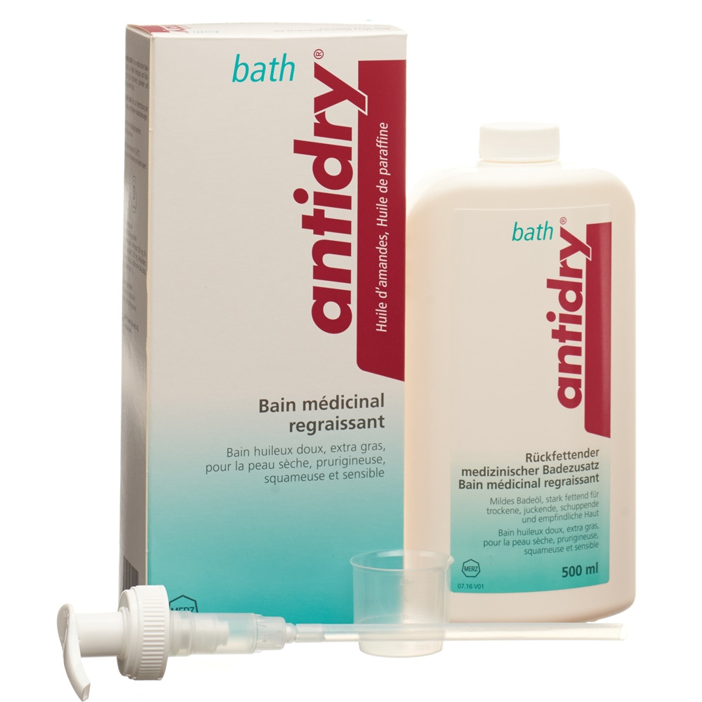 Antidry bath, Badezusatz