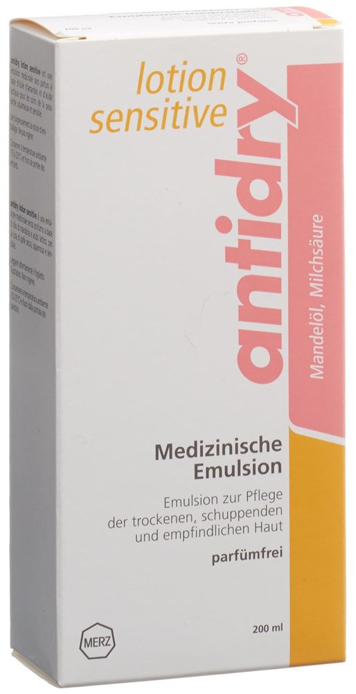 ANTIDRY lotion sensitive émuls s parfum fl 200 ml