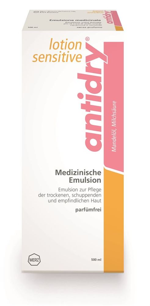ANTIDRY lotion sensitive émuls s parfum fl 500 ml