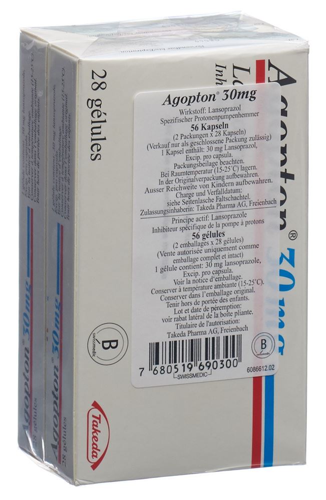 AGOPTON caps 30 mg 56 pce
