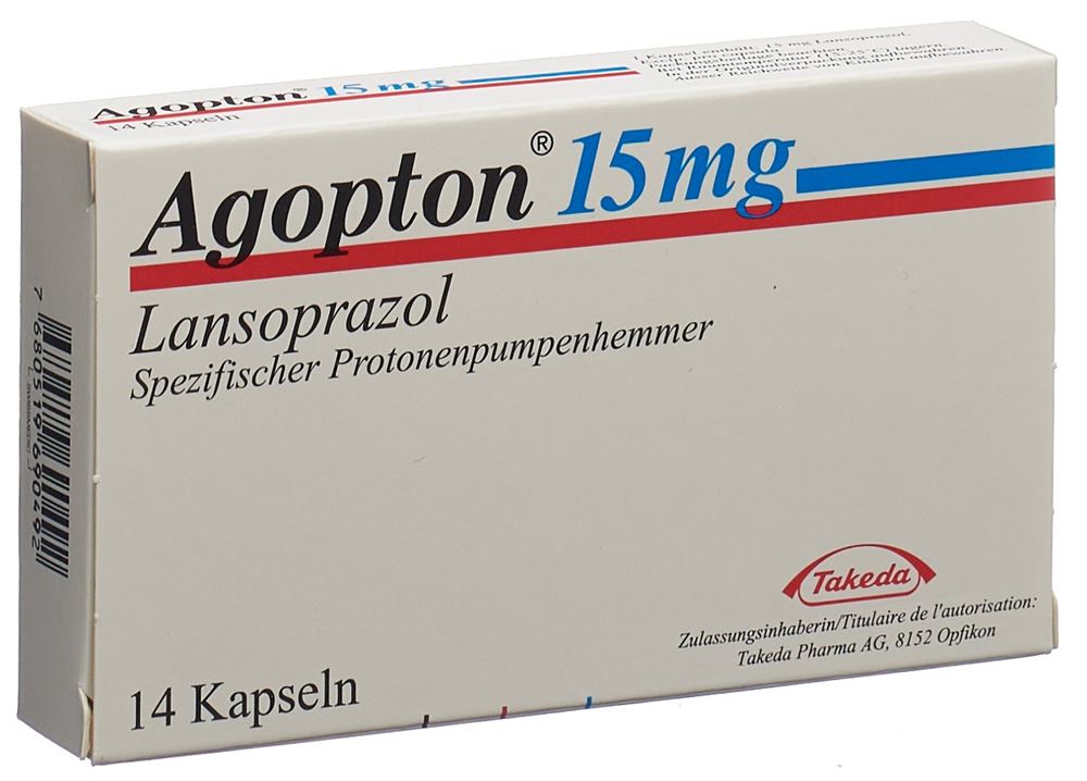 Agopton 15 mg, magensaftresistente Hartkapseln