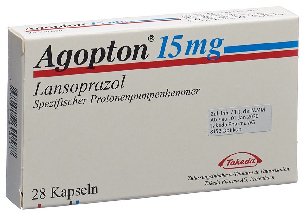 AGOPTON caps 15 mg 28 pce
