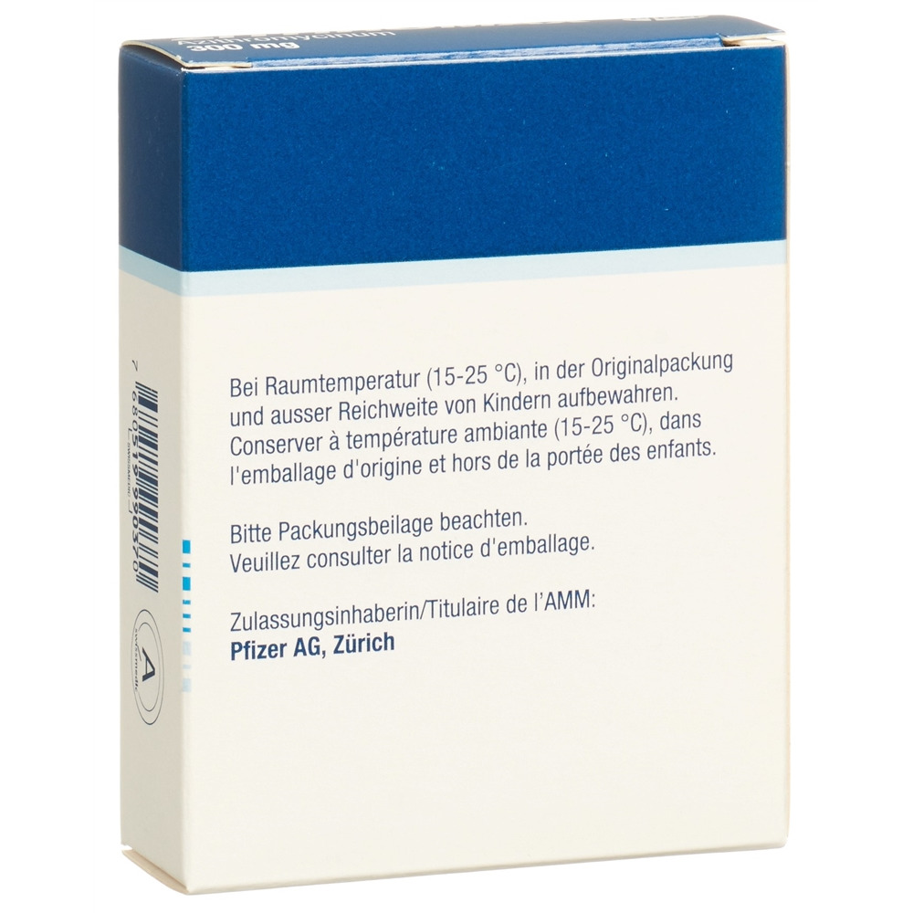 ZITHROMAX pdr 300 mg pour suspension sach 3 pce