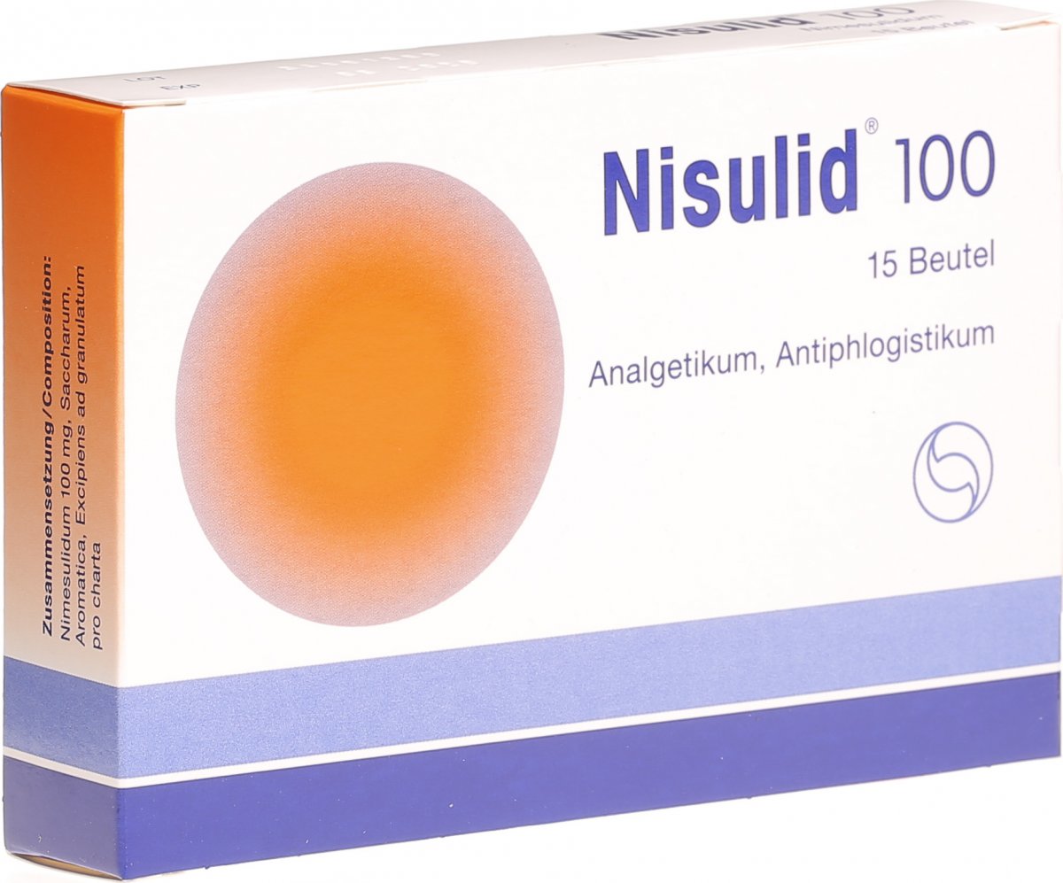 NISULID gran 100 mg sach 15 pce