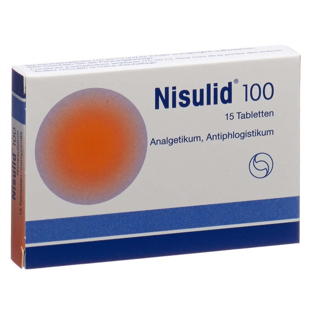 NISULID cpr 100 mg 15 pce