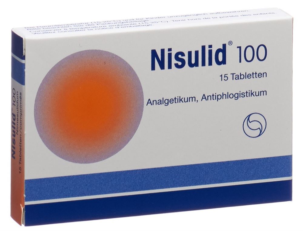 NISULID cpr 100 mg 15 pce
