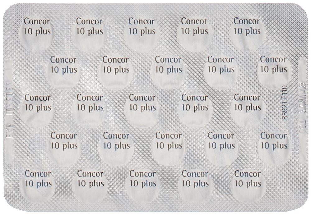 CONCOR 10 plus cpr pell 10/25 mg 100 pce