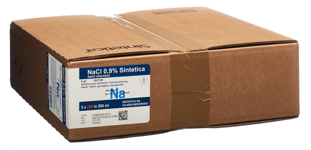 NaCl 0,9 % Sintetica, soluzione per perfusione
