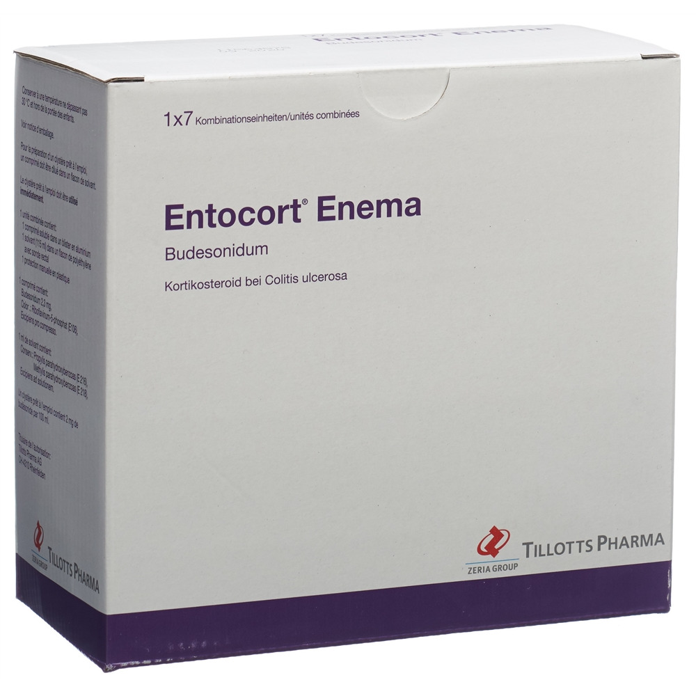 ENTOCORT Enema lavement sol + cpr 7