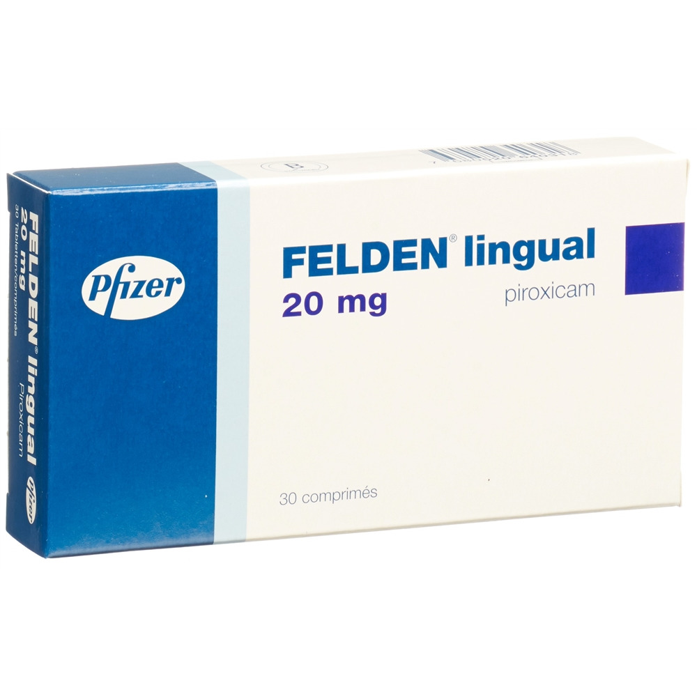 FELDEN lingual cpr 20 mg 10 pce