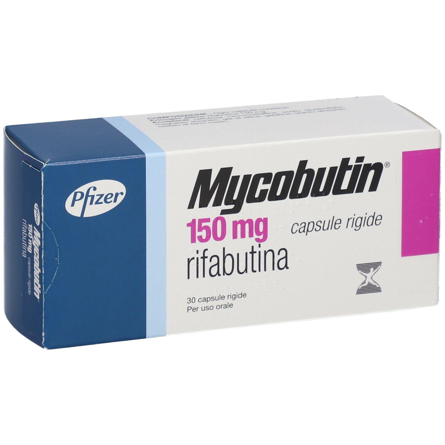 MYCOBUTIN caps 150 mg 30 pce