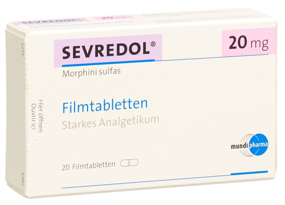 SEVREDOL cpr pell 20 mg 20 pce