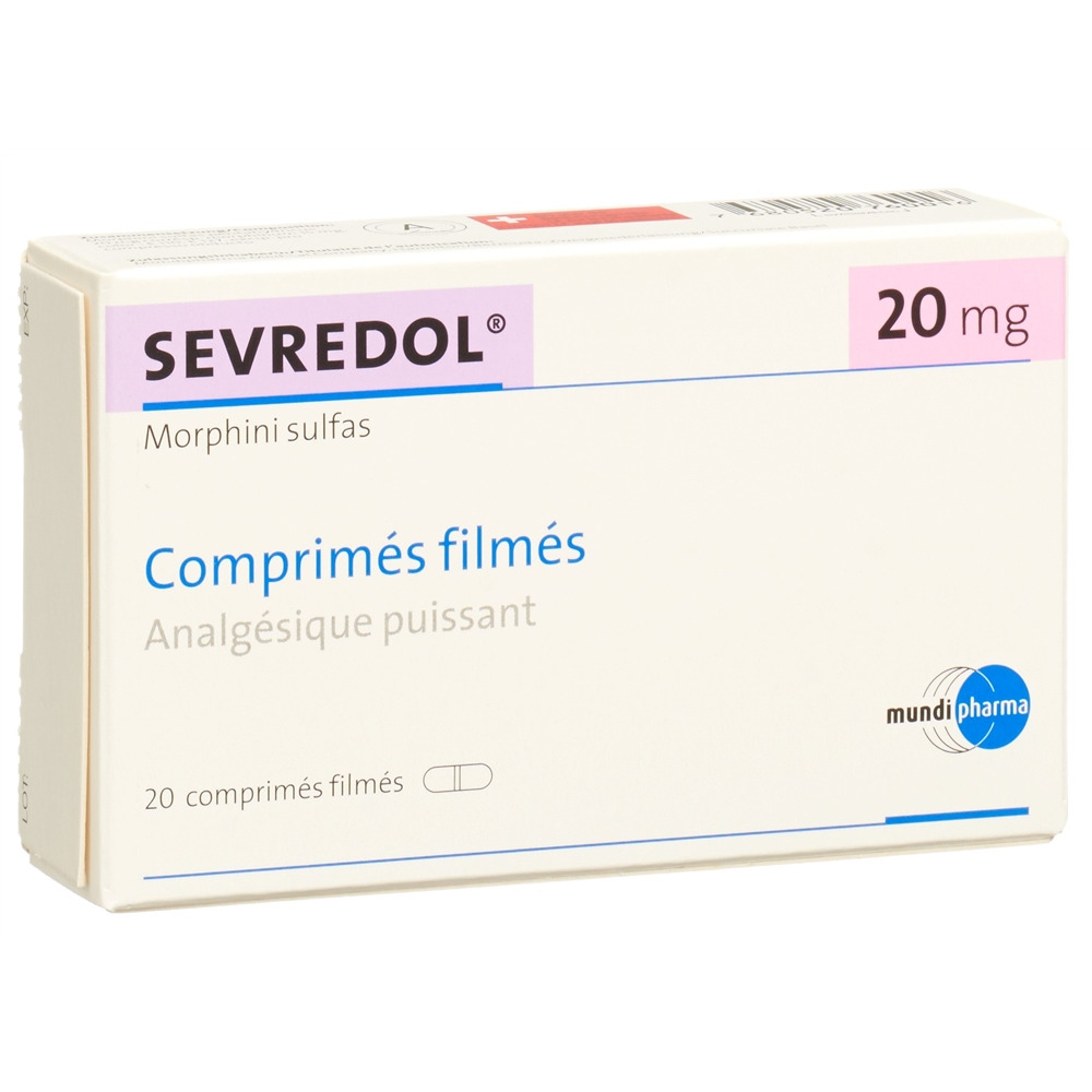SEVREDOL cpr pell 20 mg 20 pce