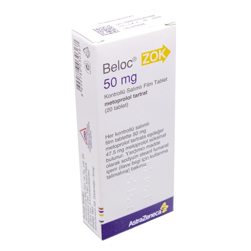 BELOC ZOK cpr ret 50 mg 100 pce