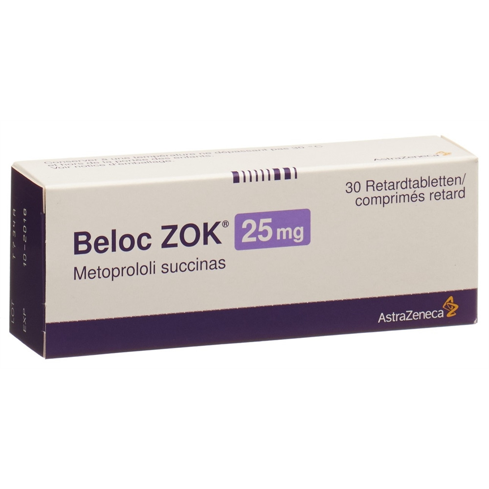 Beloc Zok 25 mg, Retardtabletten