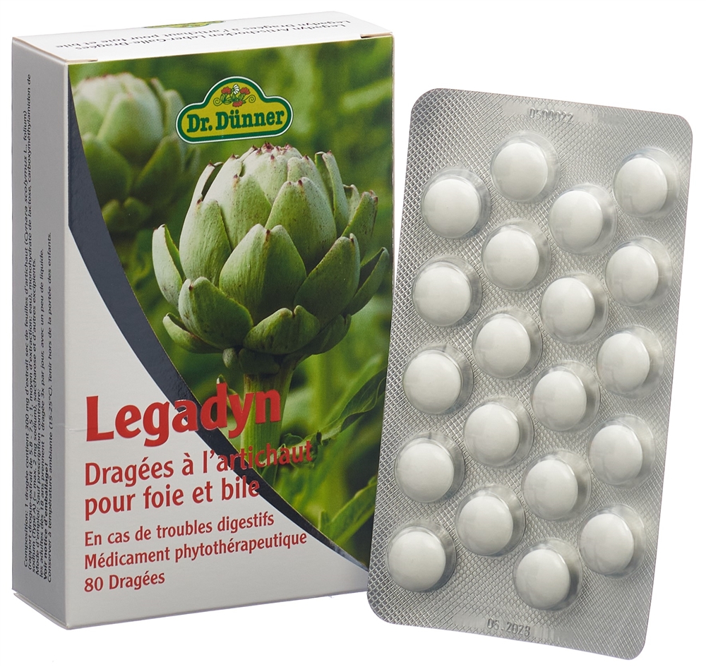 LEGADYN artichaut foie et bile drag 80 pce